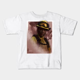 Fire Country - Eve Edwards - Fade Kids T-Shirt